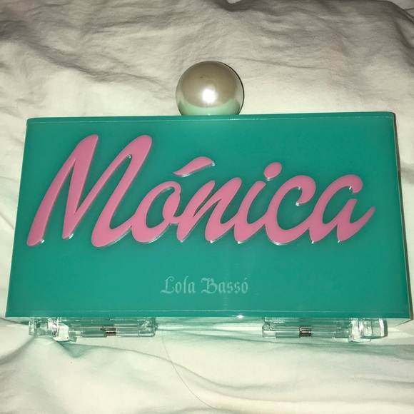 lola basso Handbags - Acrylic clutch bag